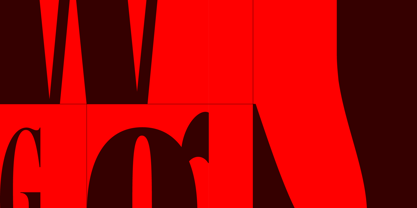 Angusta Font Poster 4