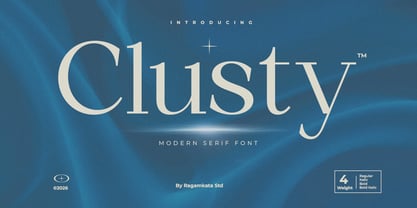 Clusty Font Poster 1