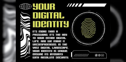 Cyber Security Font Poster 4