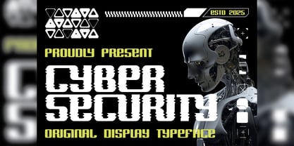 Cyber Security Font Poster 1