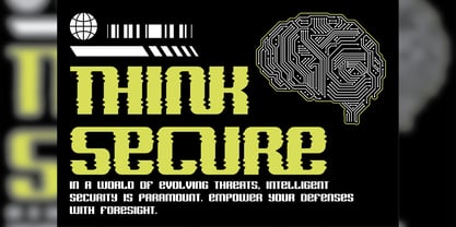 Cyber Security Font Poster 6