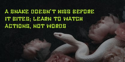 Venom Voltage Font Poster 7