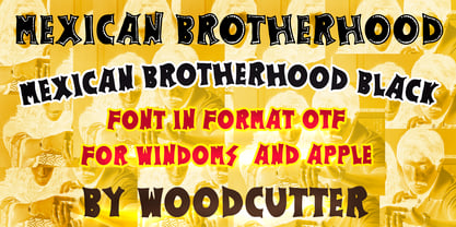 Mexican Brotherhood Font Poster 3