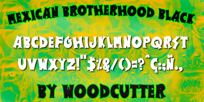 Mexican Brotherhood Font Poster 7