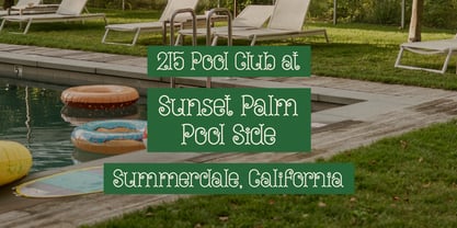 Curlicue Garden Font Poster 4