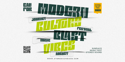 Thezila Font Poster 3