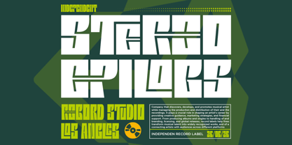 Thezila Font Poster 2