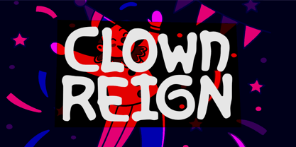 Clown Reign Font Poster 1