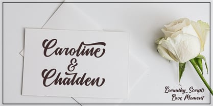 Lorimthy Script Font Poster 3