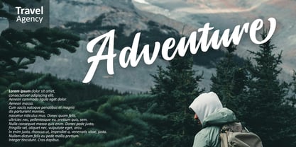 Lorimthy Script Font Poster 5