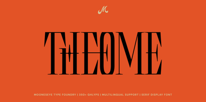 Theome Font Poster 1