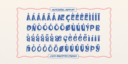 Diglet Sunsin Outline Font Poster 12