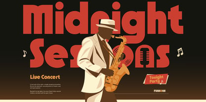 Funkora Font Poster 3