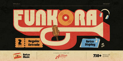 Funkora Font Poster 1