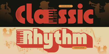 Funkora Font Poster 4