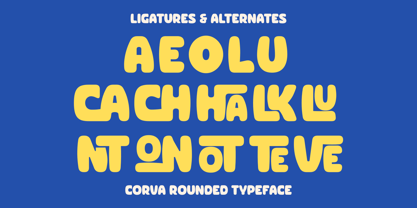 Corva Round Font Poster 14
