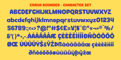 Corva Round Font Poster 13