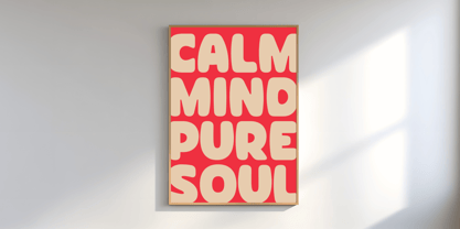 Corva Round Font Poster 6