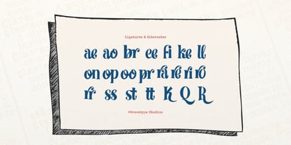 Trinity Note Font Poster 12