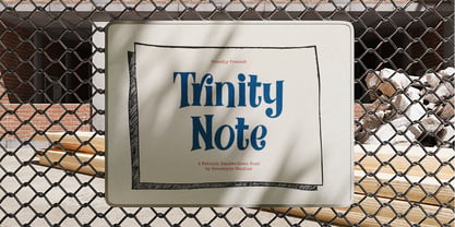 Trinity Note Font Poster 9