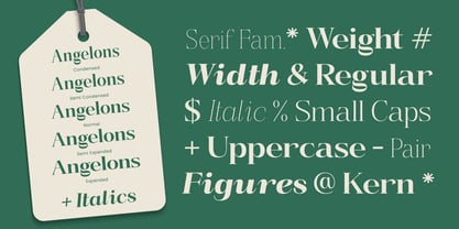 Angelons Font Poster 8