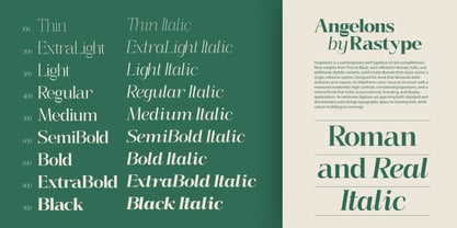 Angelons Font Poster 9