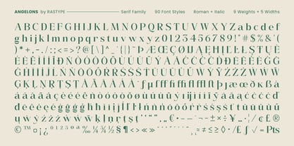 Angelons Font Poster 10