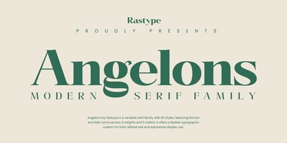 Angelons Font Poster 1