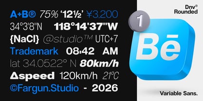 Dnv Rounded Font Poster 8
