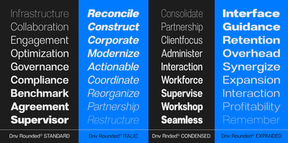 Dnv Rounded Font Poster 7