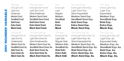 Dnv Rounded Font Poster 3