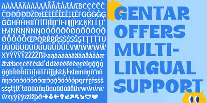 Gentar Font Poster 7