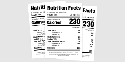 Ration Font Poster 5