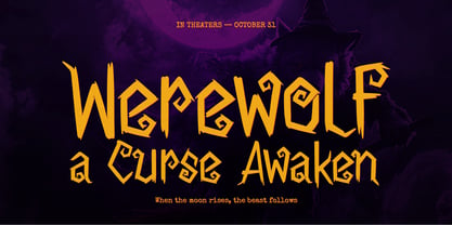 Rune Witch Font Poster 2
