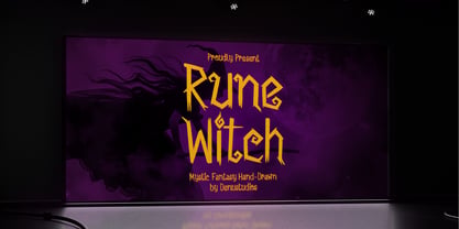 Rune Witch Font Poster 9