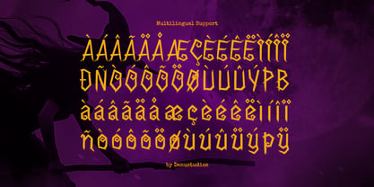 Rune Witch Font Poster 11