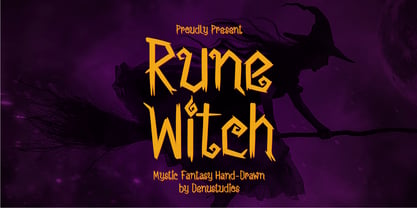 Rune Witch Font Poster 1