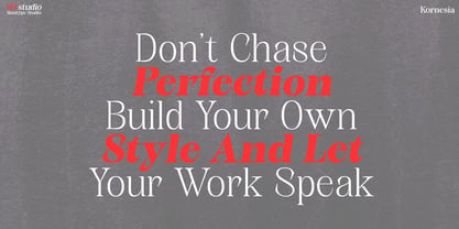 Kornesia Contrast Font Poster 7