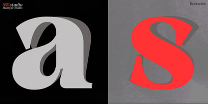 Kornesia Contrast Font Poster 9
