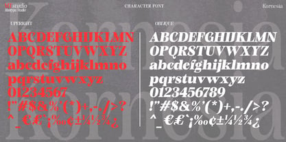 Kornesia Contrast Font Poster 5