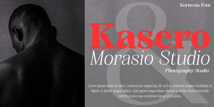 Kornesia Contrast Font Poster 3