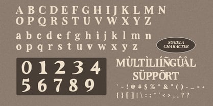 Sogela Font Poster 9