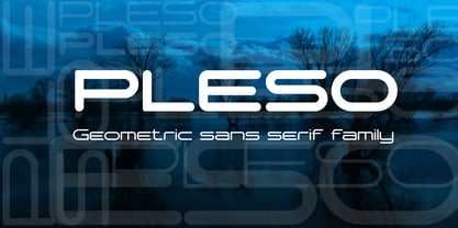 Pleso Font Poster 1