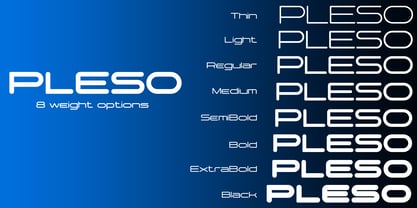 Pleso Font Poster 3