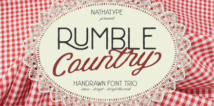 Rumble Country Font Poster 1