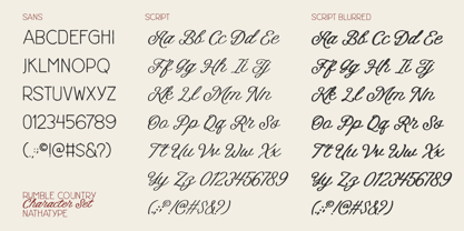 Rumble Country Font Poster 9