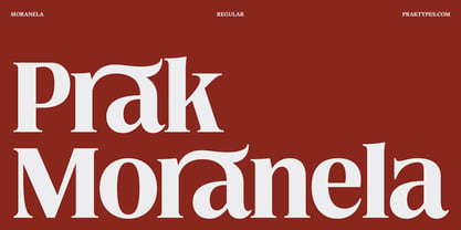 PRAK Moranela Font Poster 1