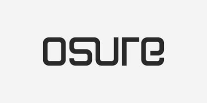 Osure Font Poster 1