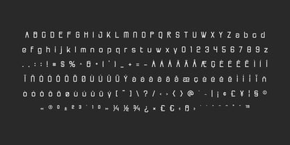 Osure Font Poster 2