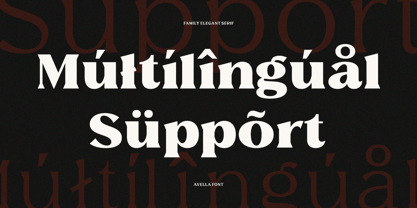 Avella Font Poster 14